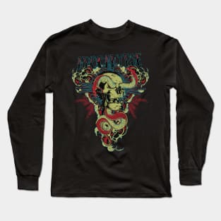 skull and snake Long Sleeve T-Shirt